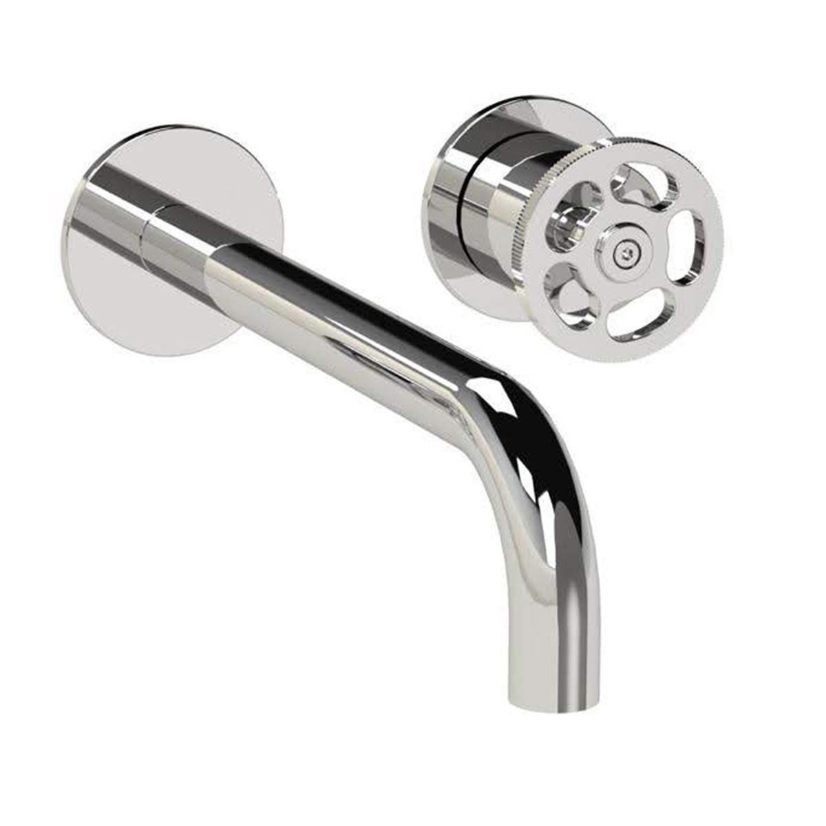 Volante Thermostatic 2 Hole Progressive Wall Basin Mixer